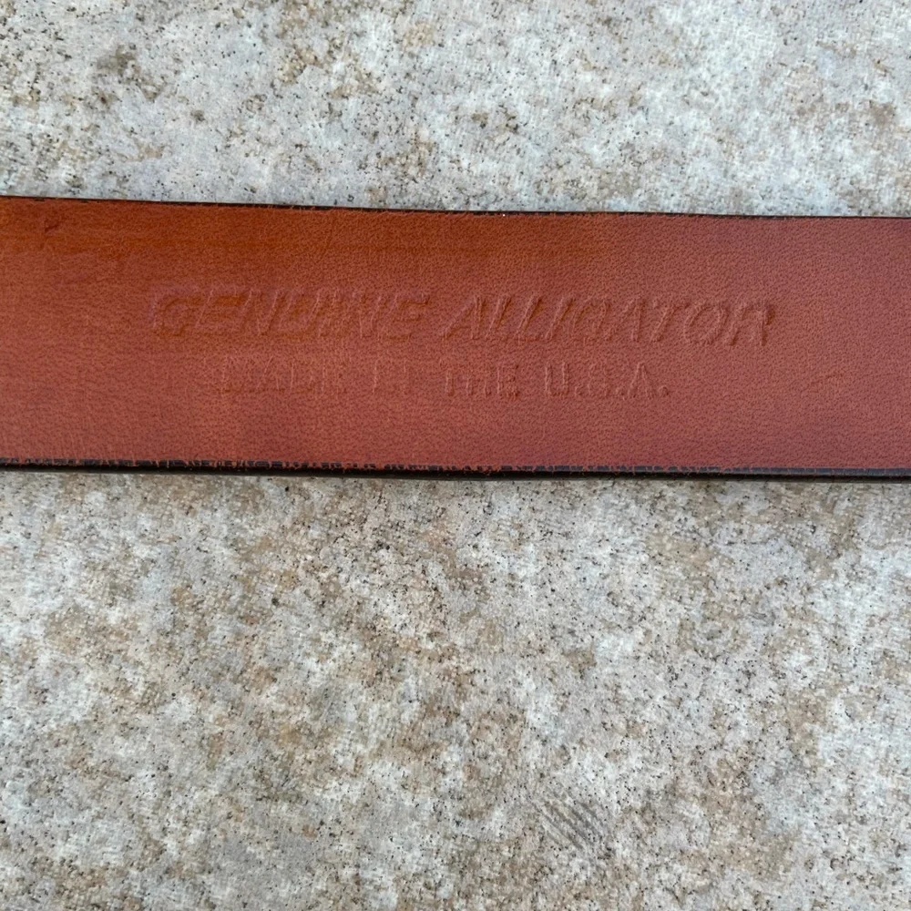 Flemings of Buckhead alligator belt